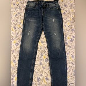 Miss Me distressed dark wash skinny jeans BNWT- size 30